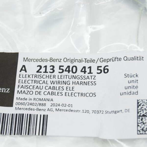 A2135404156 - Mercedes-Benz CLS C257 Powertrain Harness A2135404156, NEW, ORIGINAL