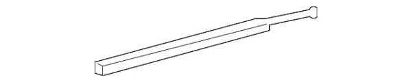A213780430064 - Mercedes-Benz E-Class All-Terrain Front Sunroof Deflector Hinge