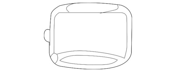 A21382700287992 - Mercedes-Benz E-Class All-Terrain Radio Antenna Cover A21382700287992