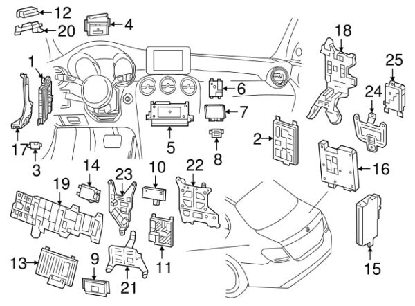 A2139007107 - NEW MERCEDES-BENZ E-CLASS SEAT HEATER CONTROL MODULE A2139007107 GENUINE