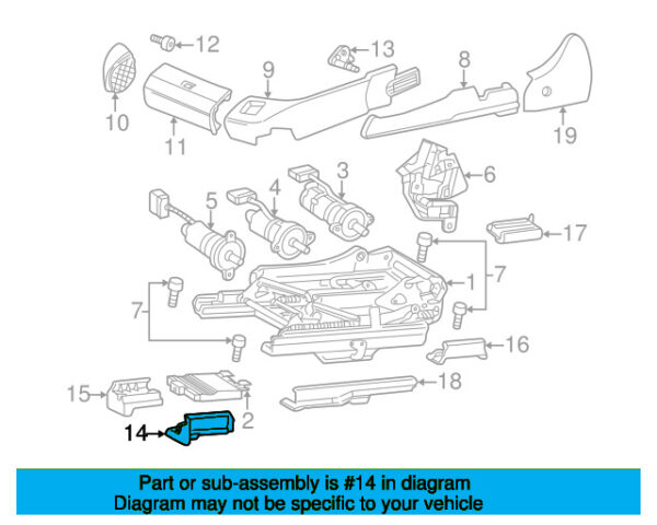A21591907209B51 - Mercedes-Benz CL-Class C215 Front Left Outer Seat Track Cover A21591907209B51