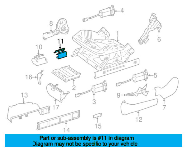 A21691930207G50 - Mercedes-Benz CL-Class C216 Rear Right Seat Track Cover A21691930207G50