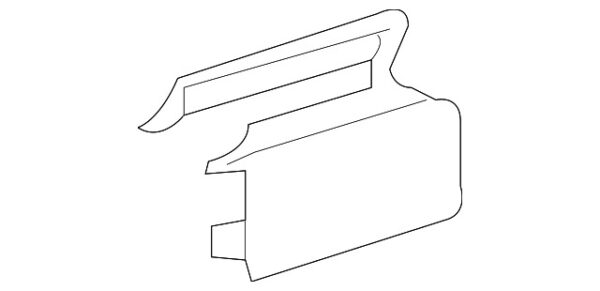 A21691930207G50 - Mercedes-Benz CL-Class C216 Rear Right Seat Track Cover A21691930207G50