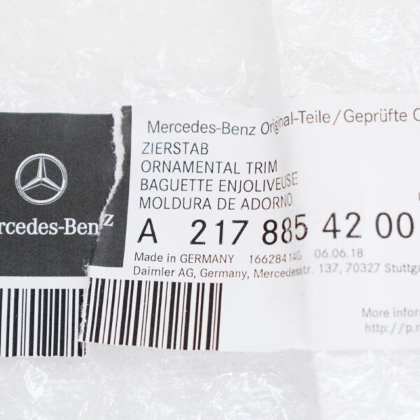 A2178854200 - Mercedes Benz S C217 ornamental chrome A2178854200 REAL NEW