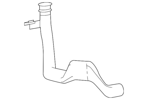 A2188340045 - Mercedes-Benz CLS-Class C218/X218 Upper Air Channel for Instrument Panel