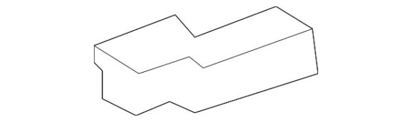A2196900414 - Mercedes-Benz roof drip strip mount A2196900414