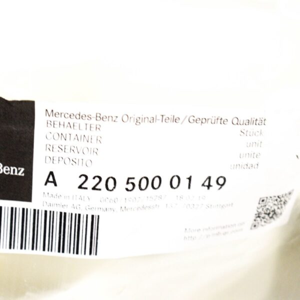 A2205000149 - MERCEDES-BENZ G-CLASS W463 COOLANT EXPANSION TANK A2205000149 NEW GENUINE