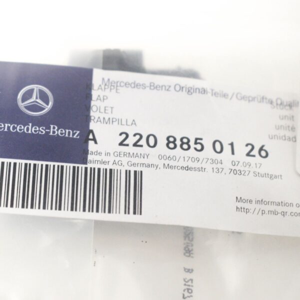A2208850126 - NEW MB S W220 AMG REAR BUMPER TOW HOOK EYE CAP COVER A2208850126