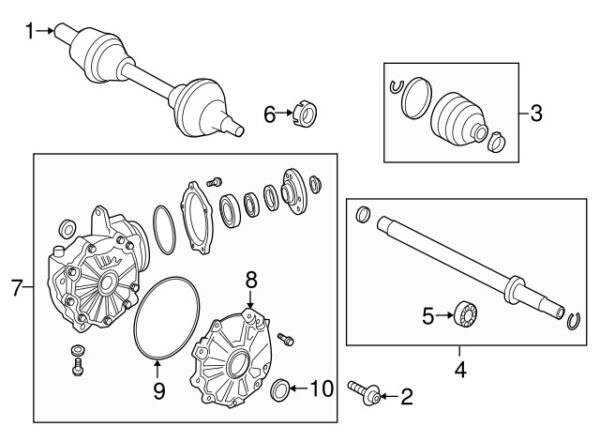 A2213530259 - Mercedes-Benz C-Class AMG ace housing cover gasket