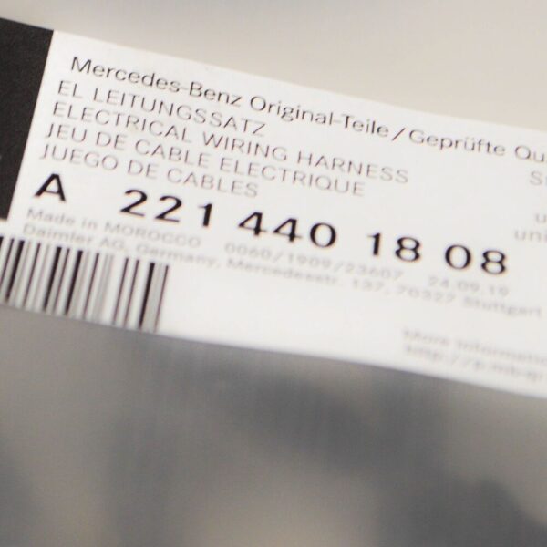 A2214401808 - New MB CL C216 Front Bumper PDC Sensor Wiring Harness Loom A2214401808