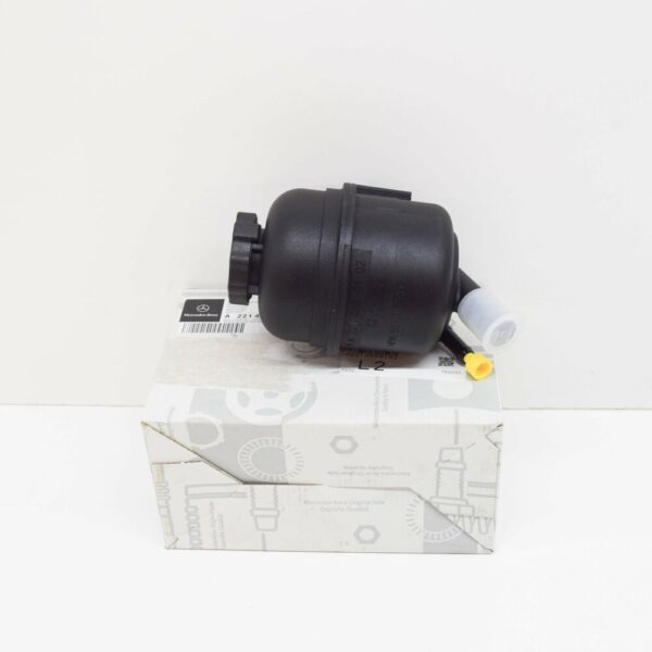 A2214660102 - NEW MERCEDES BENZ S W221 SERVO STEERING RESERVOIR A2214660102 ORIGINAL