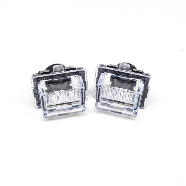 A2218200456 - Mercedes-Benz S Class W221 license plate lights pair A2218200456 NEW REAL