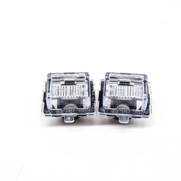 A2218200456 - Mercedes-Benz S Class W221 license plate lights pair A2218200456 NEW REAL