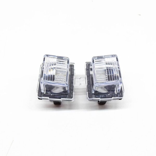 A2218200456 - Mercedes-Benz S Class W221 license plate lights pair A2218200456 NEW REAL