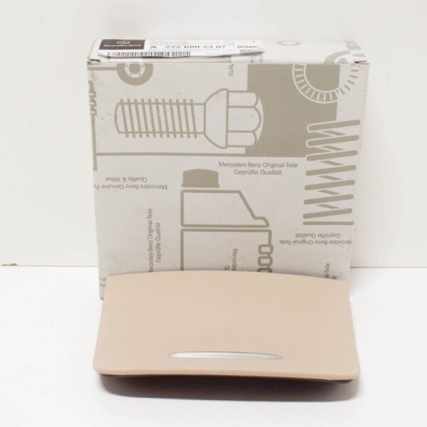 A22268023078S09 - NEW MB S W222 CENTRAL CONSOLE REAR BOTTOM COVER MOLDING A22268023078509 ORIGINAL