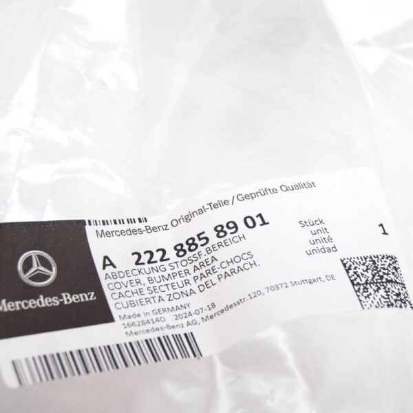 A2228858901 - Mercedes-Benz S W222 Rear Bumper Left Side Cover A2228858901 New Genuine