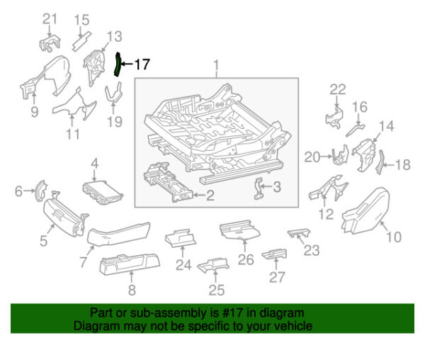 A22291806008R73 - NEW MERCEDES-BENZS CLASS FRONT INTERIOR SEAT TRIM A22291806008R73 GENUINE