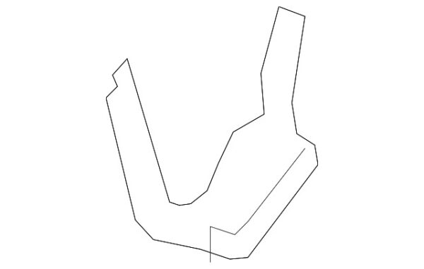 A22291810009051 - NEW MERCEDES-BENZS CLASS FRONT LOWER INTERIOR SEAT TRIM A22291810009051