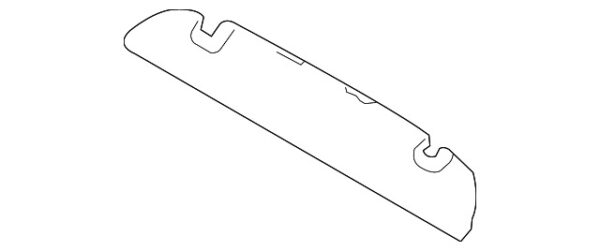 A23069000309116 - Mercedes-Benz rear speaker cover A23069000309116