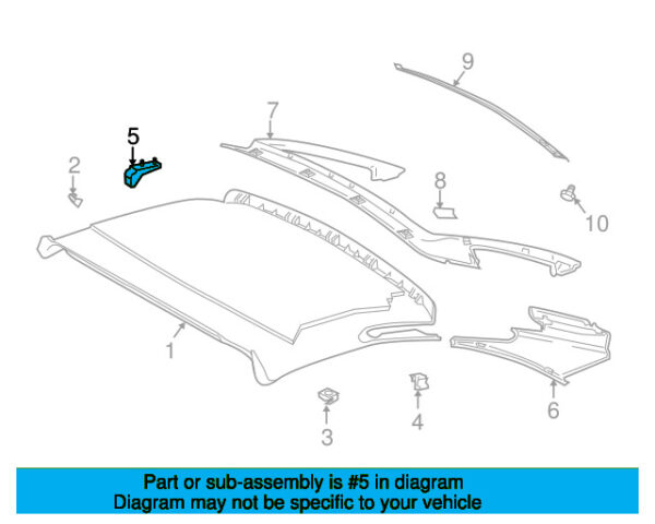 A2307900214 - Mercedes-Benz Roof Sky Mount A2307900214