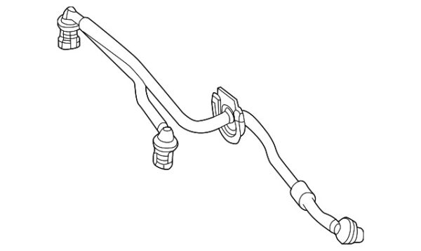A2314301229 - Mercedes-Benz brake vacuum hose A2314301229