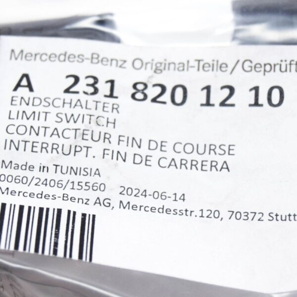 A2318201210 - MERCEDES-BENZ SL R231 Trunk Lid Side Flap Limit Switch A2318201210 NEW GENUINE