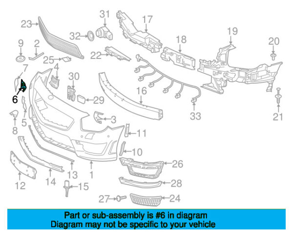 A23188500269999 - Mercedes-Benz Front Right Headlight Washer Cover A23188500269999