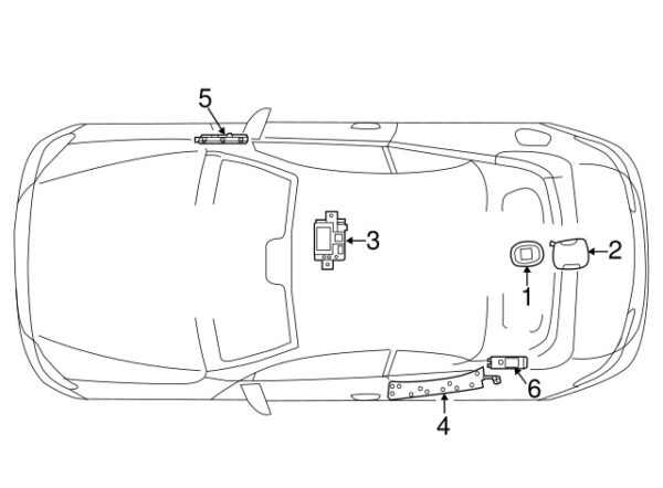 A23882701003660 - Mercedes-Benz E-Class A238 Radio Antenna Cover A23882701003660