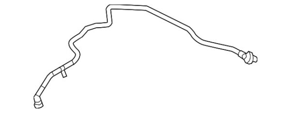 A2424300829 - Mercedes-Benz brake vacuum hose A2424300829