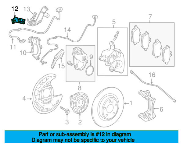 A2465460343 - Mercedes-Benz bracket for actuator of the parking brake left A2465460343