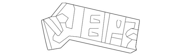 A2465460343 - Mercedes-Benz bracket for actuator of the parking brake left A2465460343