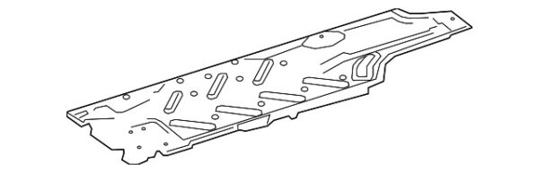 A2466840200 - Mercedes-Benz floor tray spray protection front right A2466840200