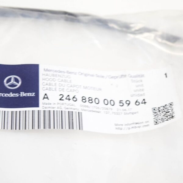 A246880005964 - NEW MB GLA X156 FRONT BONNET HOOD CABLE LHD A246880005964