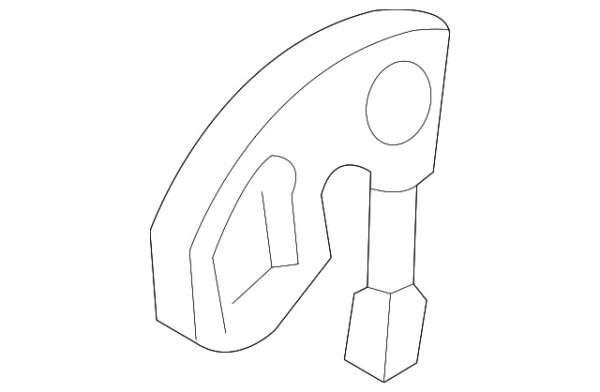 A2469730146 - Mercedes-Benz Left Seat Armrest Bracket A2469730146