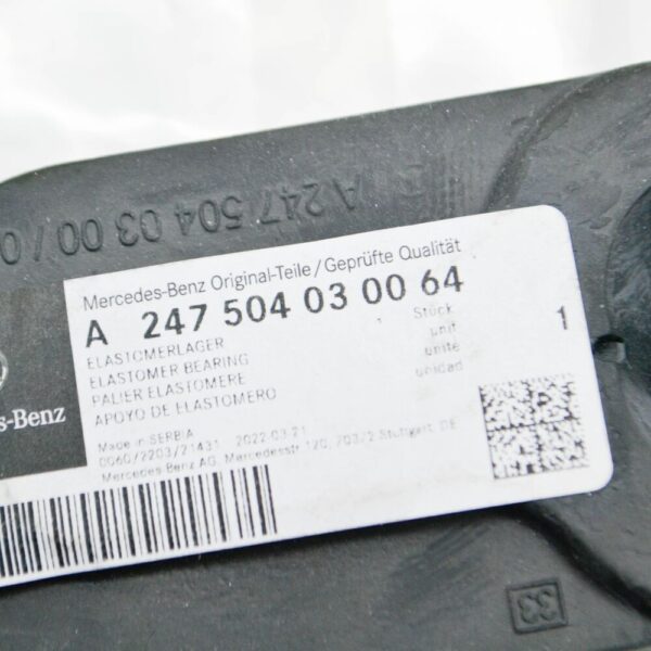 A247504030064 - MERCEDES-BENZ GLA H247 RADIATOR LEFT ELASTOMER BEARING A247504030064 NEW GENUINE