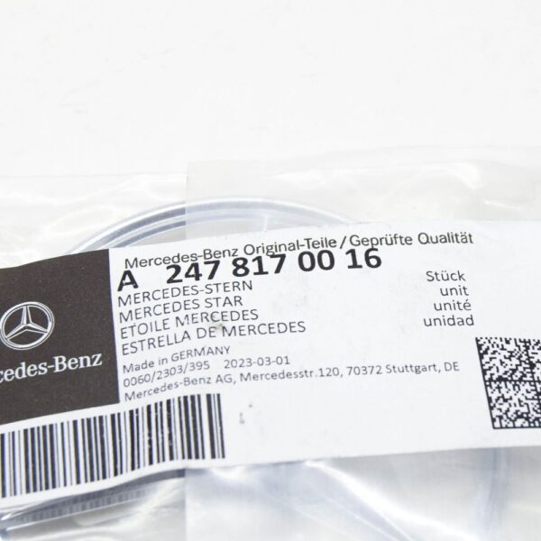 A2478170016 - MERCEDES-BENZ GLB X247 Rear Mercedes Star Badge Emblem A2478170016 NEW GENUINE