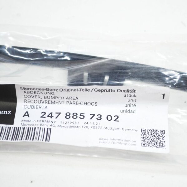 A2478857302 - MB B Sports Tourer W247 Front Bumper Bottom Left Bar A2478857302 NEW