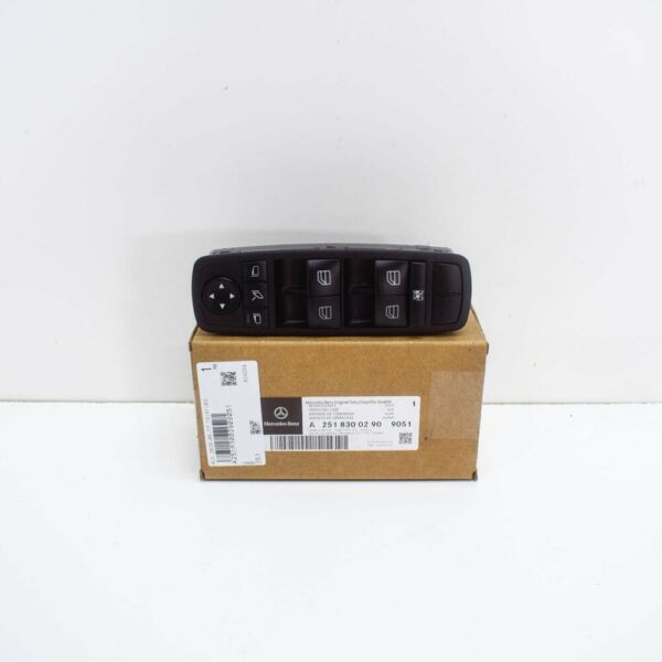A25183002909051 - NEW MB M-CLASS W164 FRONT LEFT WINDOW CONTROL SWITCH A25183002909051