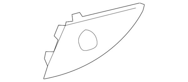 A25188509239197 - Mercedes-Benz R-Class W251 Front Left Bumper Corner Cover A25188509239197
