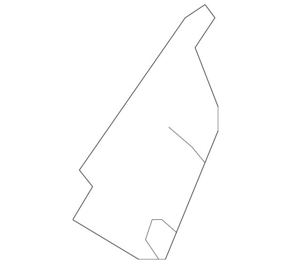 A25193841109051 - NEW MERCEDES-BENZ R-CLASS REAR LEFT INNER SEAT TRIM A25193841109051