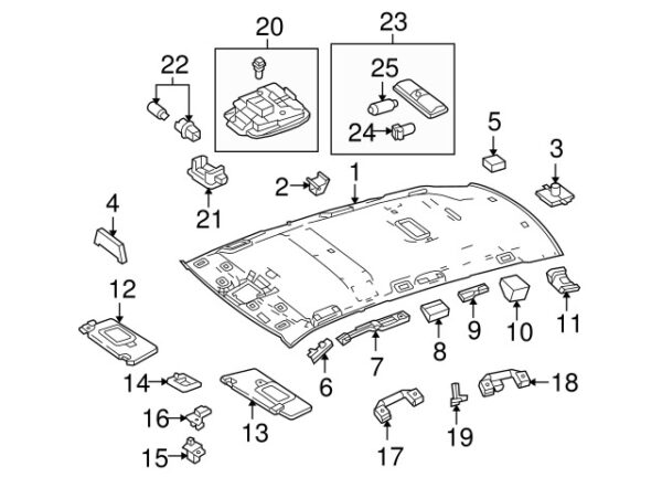 A2536923000 - Mercedes-Benz GLC-Class X253/C253 Front Right Muffler A2536923000