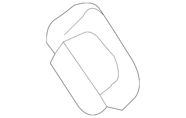 A25369267008R73 - Mercedes-Benz GLC-Class X253/C253 Upper Body C-Pillar Trim Panel Cap