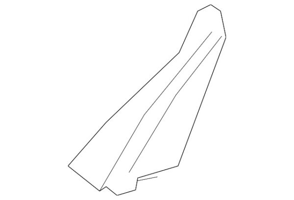 A25372002489051 - Mercedes-Benz GLC-Class X253/C253 Front Right Door Panel Insert A25372002489051
