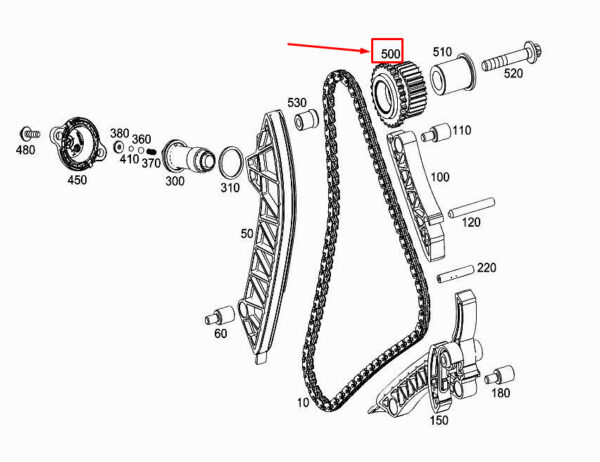 A2560503500 - Mercedes-Benz CLS C257 Engine Intermediate Transmission A2560503500 NEW Genuine