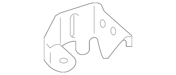 A2561420040 - NEW MERCEDES-BENZ CLS AMG-CLASS REAR CATALYTIC CONVERTER BRACKET A2561420040