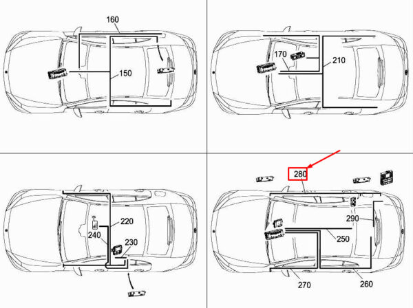A2575401303 - NEW MERCEDES-BENZ CLS C257 TV ANTENNAS HARNESS A2575401303 GENUINE
