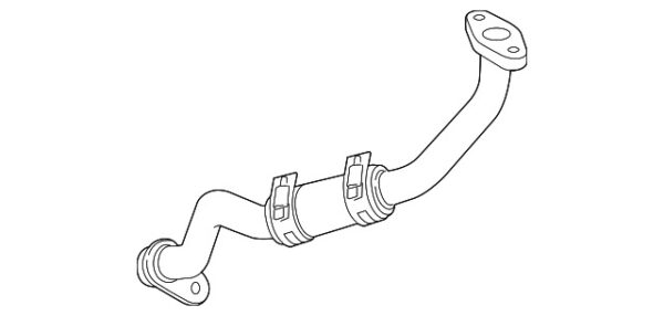 A2760900577 - NEW MERCEDES-BENZ CLS C-CLASS LEFT TURBOCHARGER OIL LINE A2760900577 GENUINE