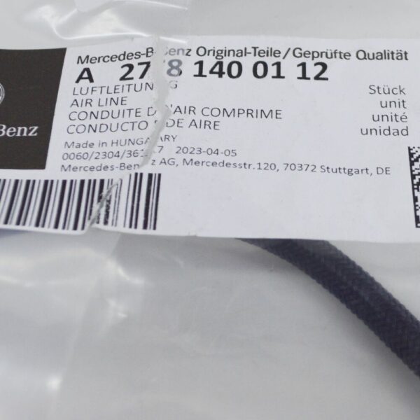 A2781400112 - Mercedes-Benz S W222 Right Engine Air Line A2781400112 NEW GENUINE