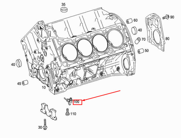 A2781800143 - NEW MERCEDES-BENZ S W222 MOTOROL SPRAY DUSE A2781800143 GENUINE