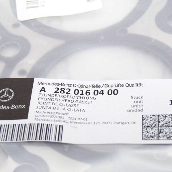 A2820160400 - MERCEDES-BENZ A W177 Engine Cylinder Head Gasket A2820160400 NEW GENUINE